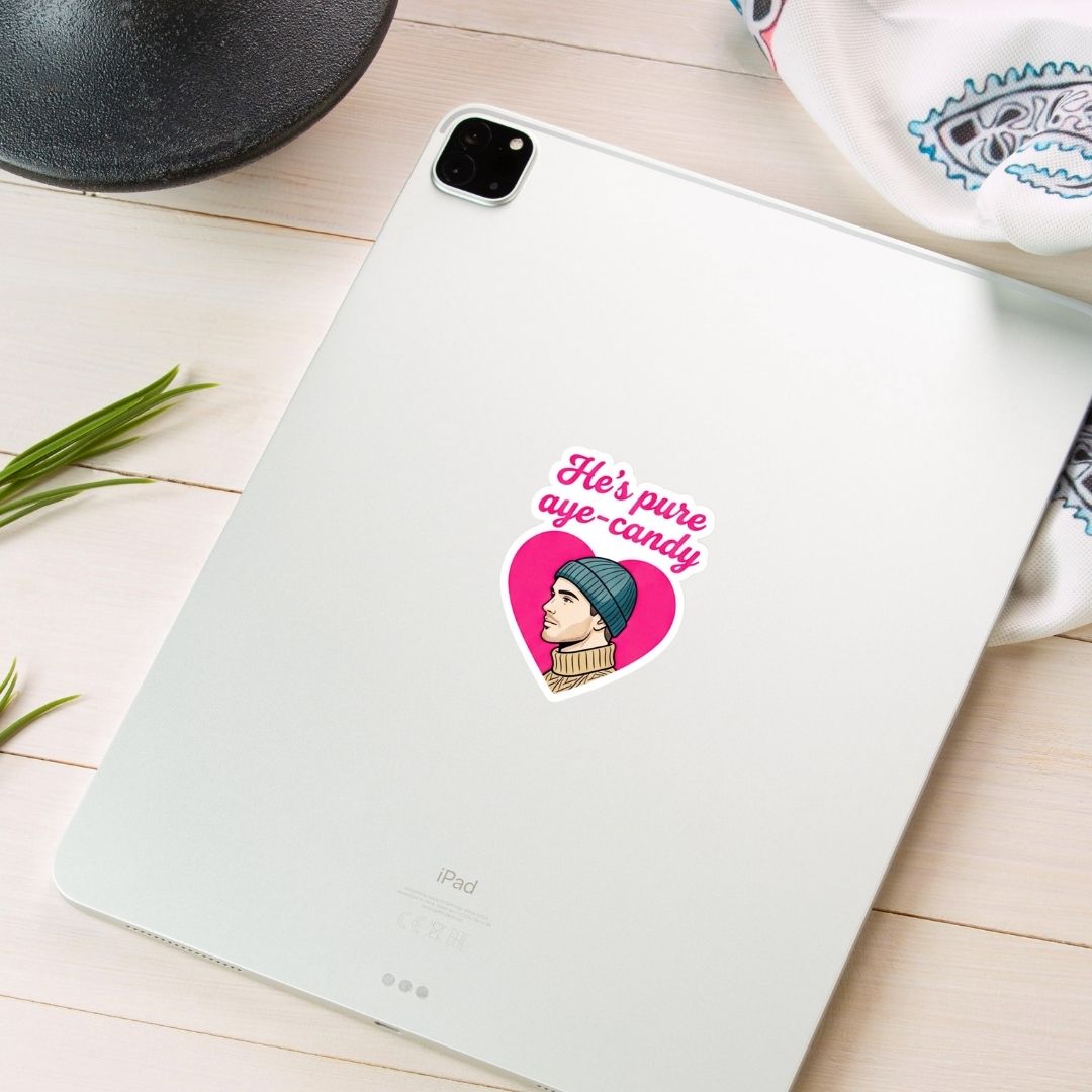 Scottish romance sticker sheet