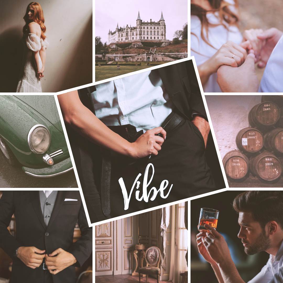 Hired by My Rich Highland Husband Vibe Collage